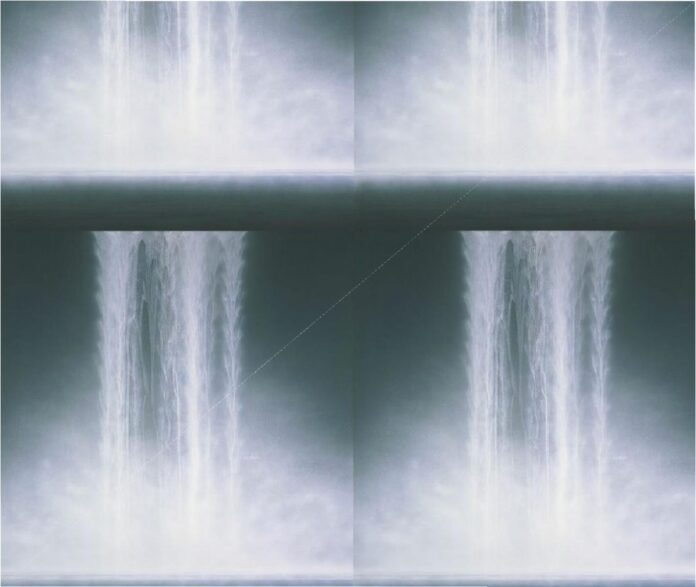 Abstract waterfall background