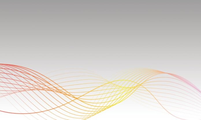 Abstract wave background vector