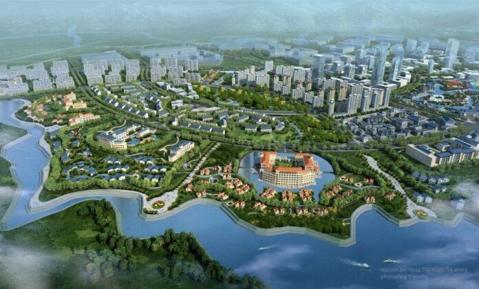 Architectural Master Plan Render