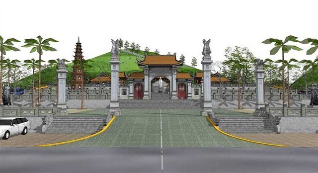 Chua Linh Chung Nghe An 3D Model