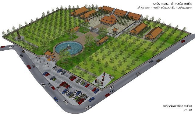 Chùa Tuyết Quảng Ninh 13 Vector