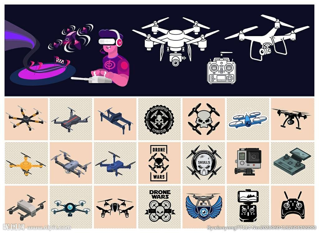 Drone Vector Graphics
