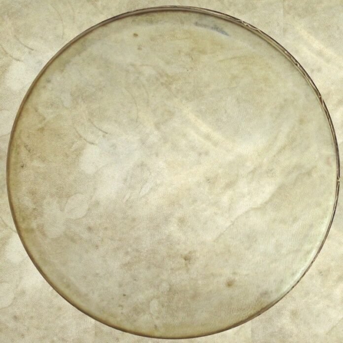 Drum Skin Texture Background