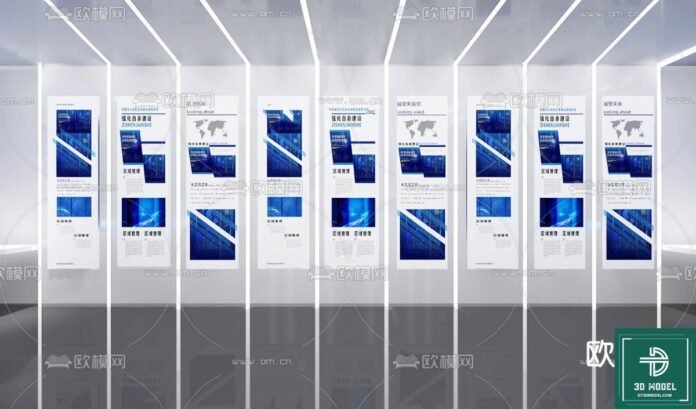 Exhibition Booth SketchUp Model