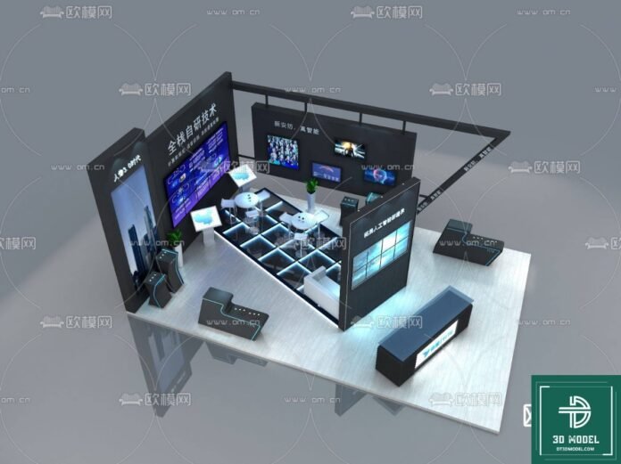 Exhibition Booth SketchUp