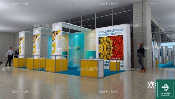 Exhibition Booth SketchUp Model