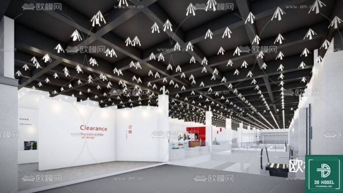 Exhibition Hall SketchUp Model
