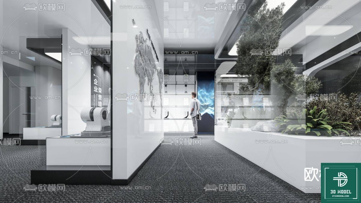 Exhibition Hall SketchUp Model