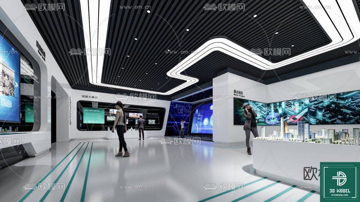 Exhibition Hall SketchUp Model