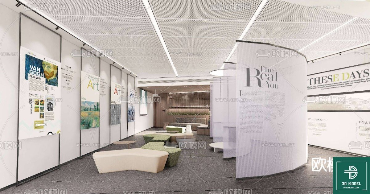 Exhibition Hall SketchUp Model