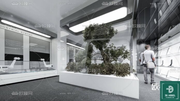 Exhibition Hall SketchUp