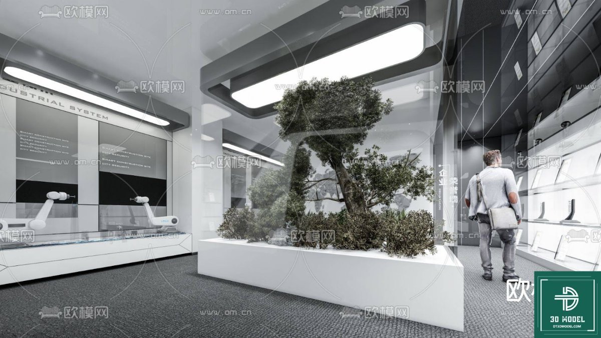 Exhibition Hall SketchUp