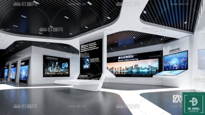 Exhibition Hall SketchUp Model