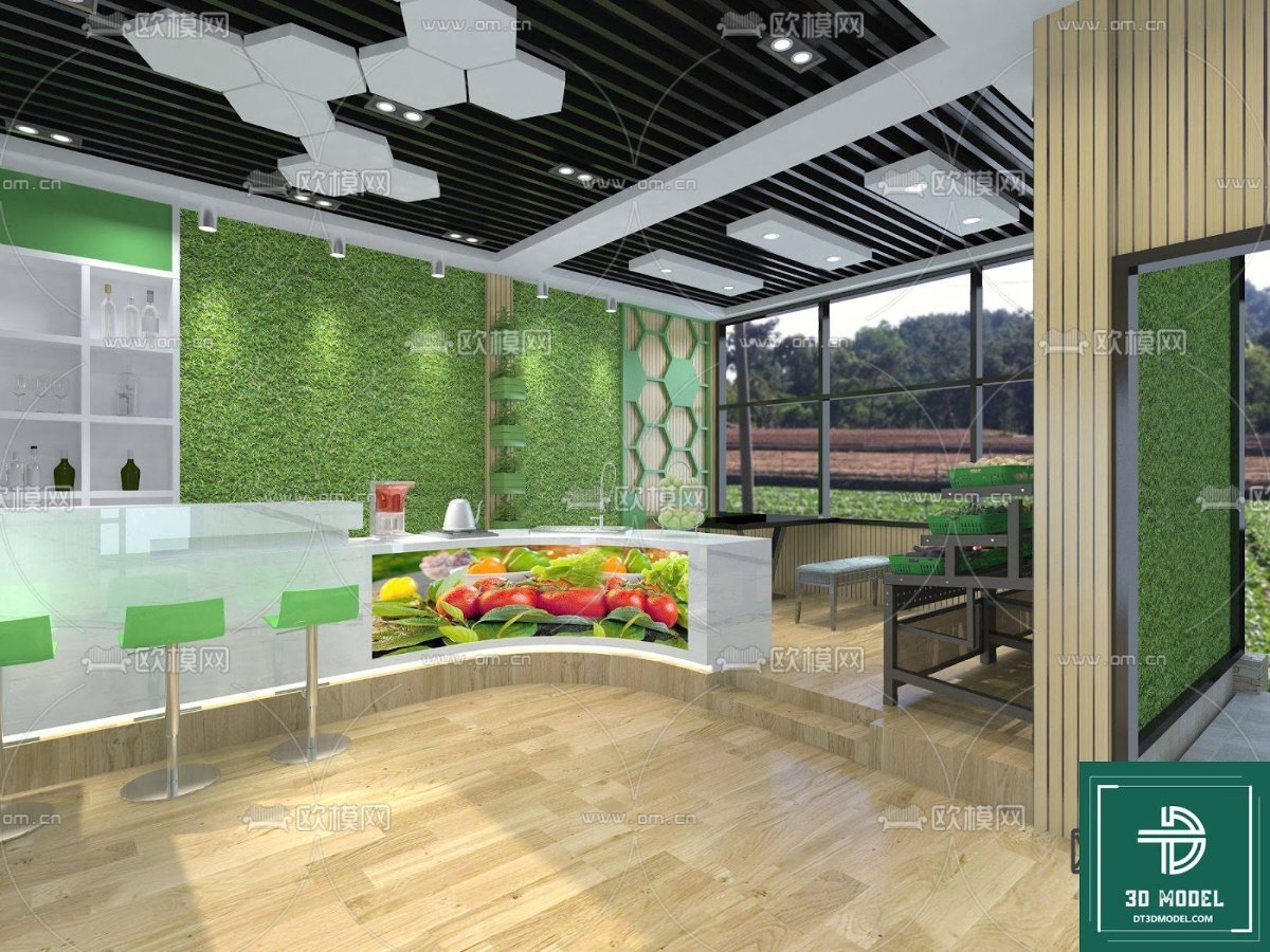 Exhibition room SketchUp model