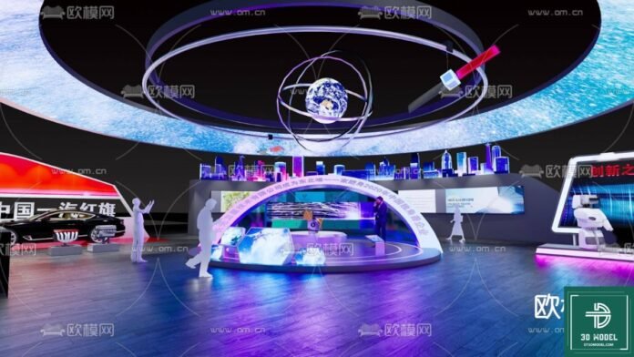 Exhibition SketchUp 3D Model