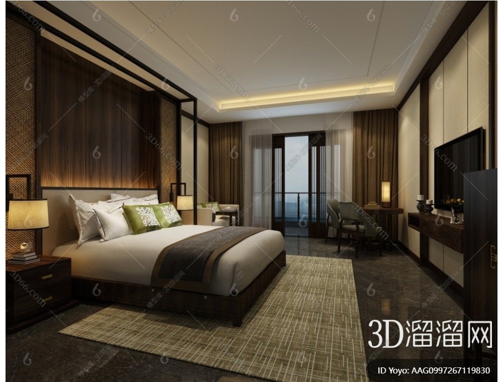 Homestay 3D Model Interior