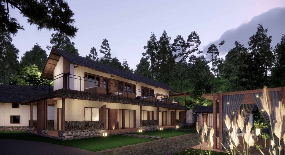 Homestay Design Vector