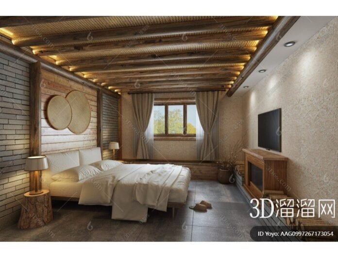 Homestay Interior Design Vector