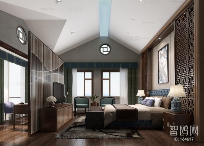 Homestay Interior Design Vector