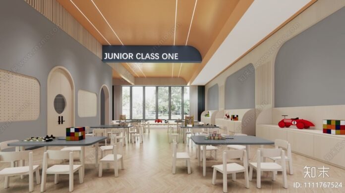 Kindergarten 3D Interior Design