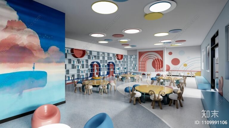 Kindergarten 3D Model Interior