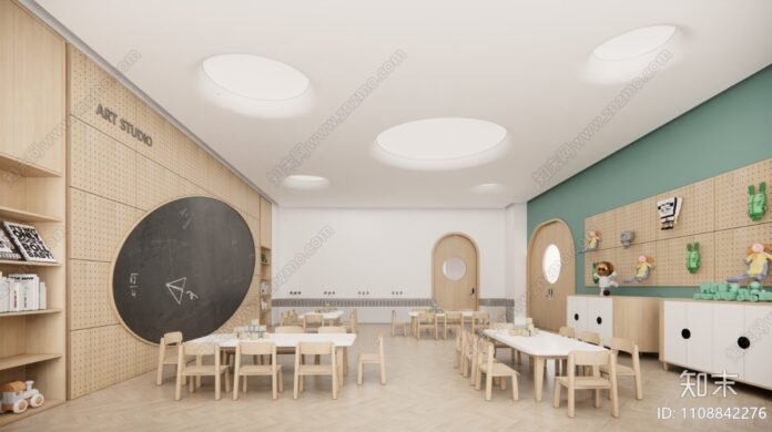 Kindergarten Interior 3D Model