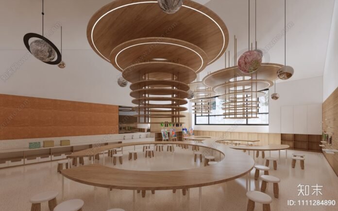 Kindergarten interior 3D model