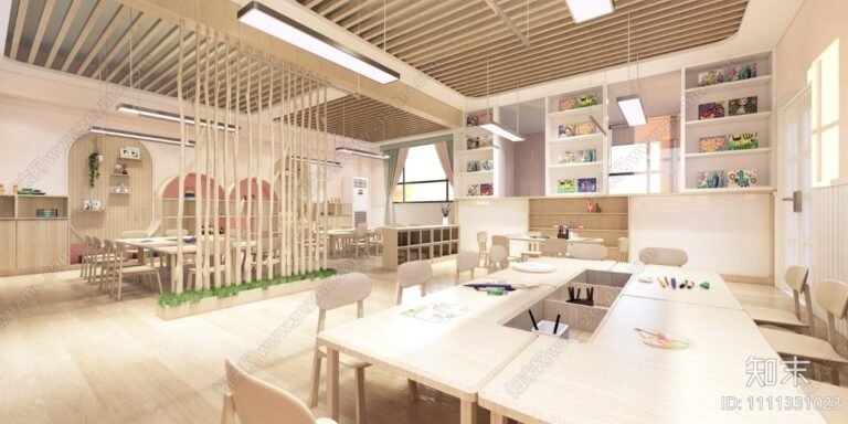 Kindergarten Interior Design 3D