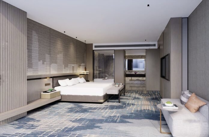 Modern homestay bedroom design