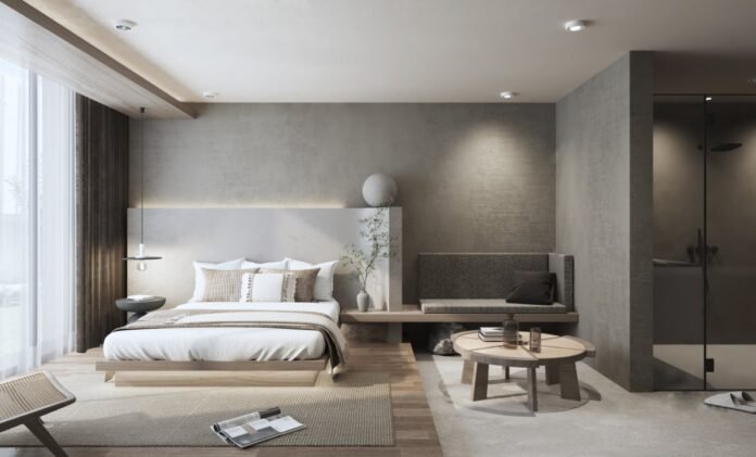 Modern homestay interior design