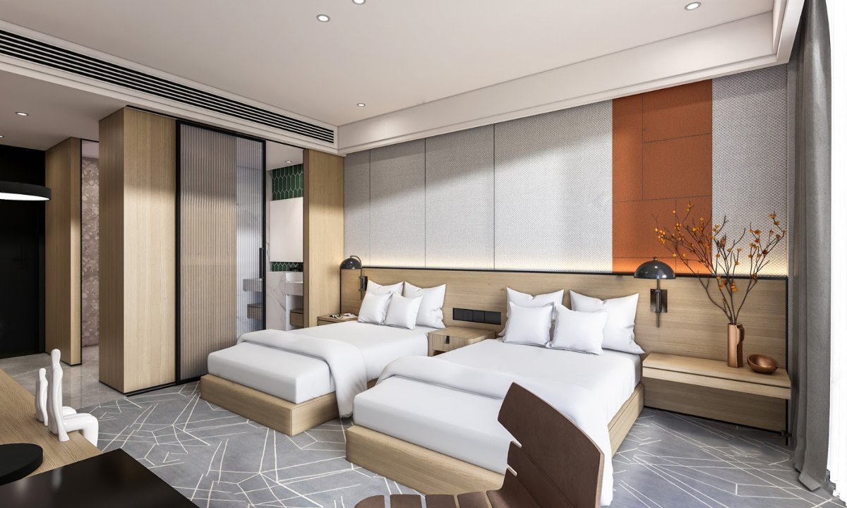 Modern homestay interior design