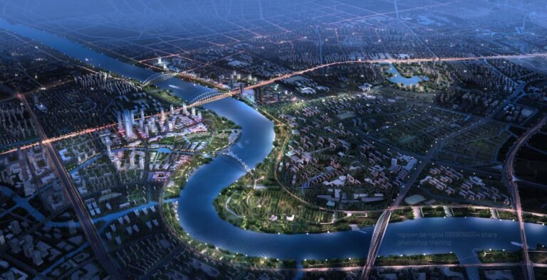 Render Quy Hoach 3D Model