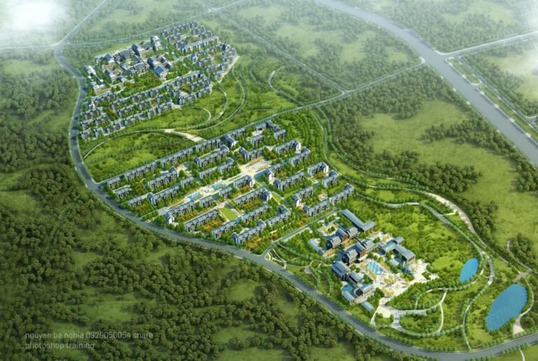 Render Quy Hoach - 63 aerial view