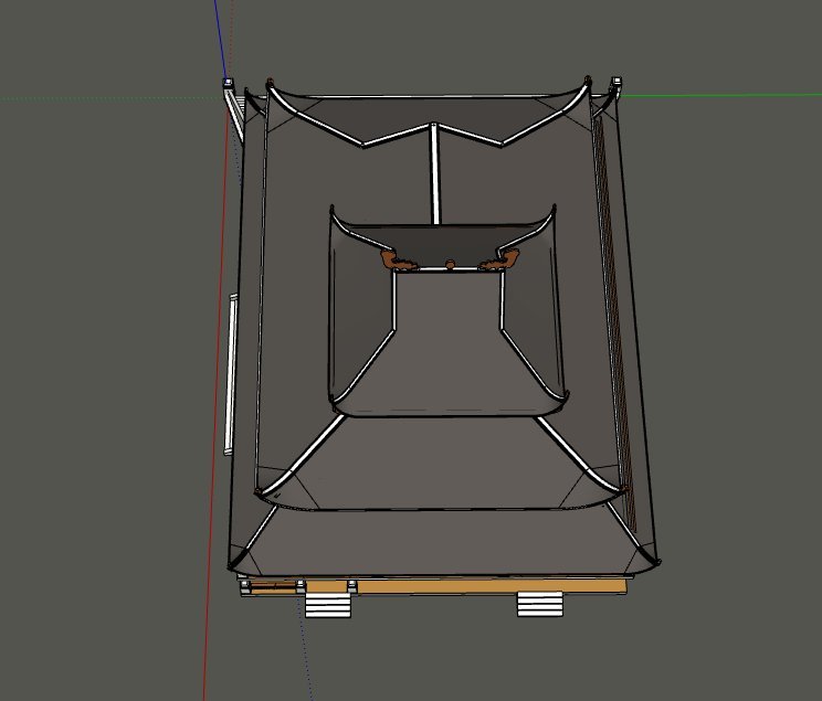 SketchUp Temple Model