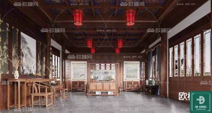 Traditional Chinese Exhibition Hall