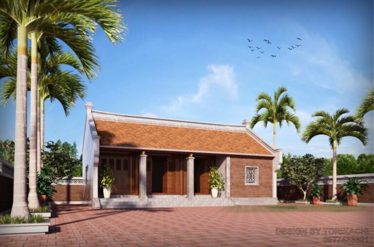 Traditional Vietnamese house 3D